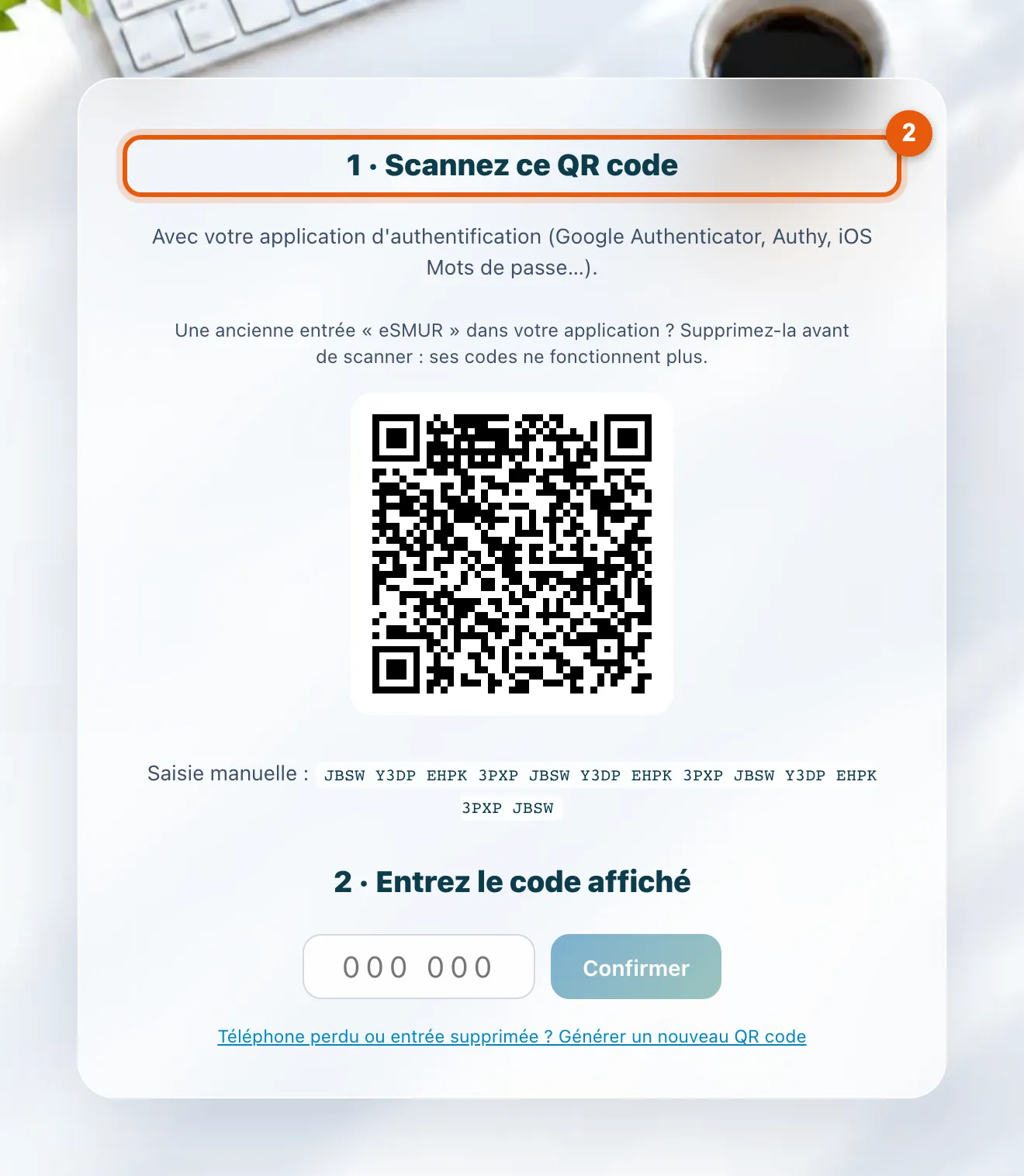 Étape 1 : Scannez ce QR code